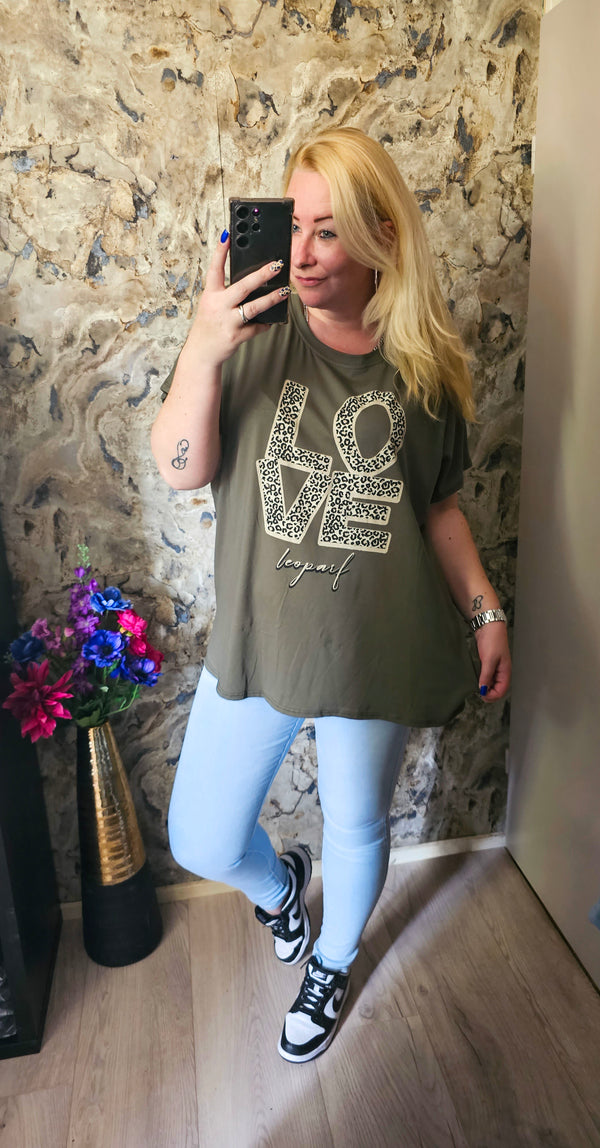 T-SHIRT LOVE | KHAKI