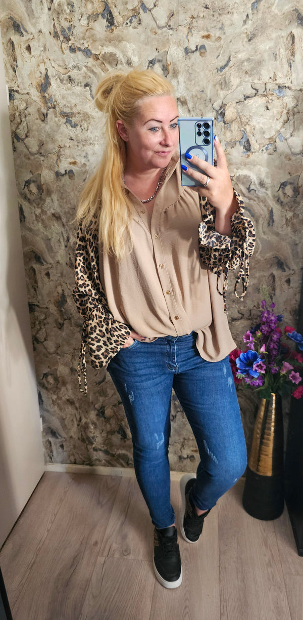 LEOPARD BLOUSE | BRUIN