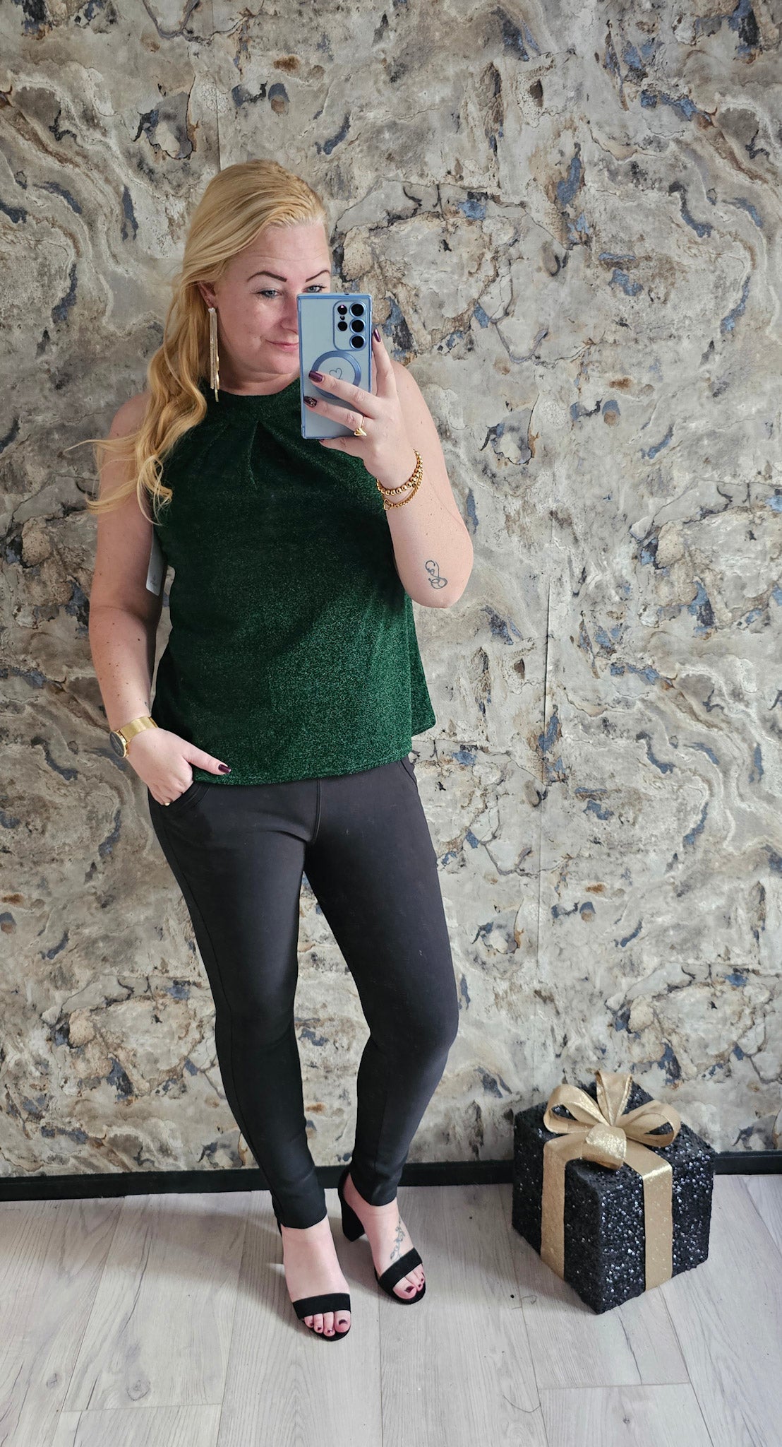 SPARKLE TOP | GROEN