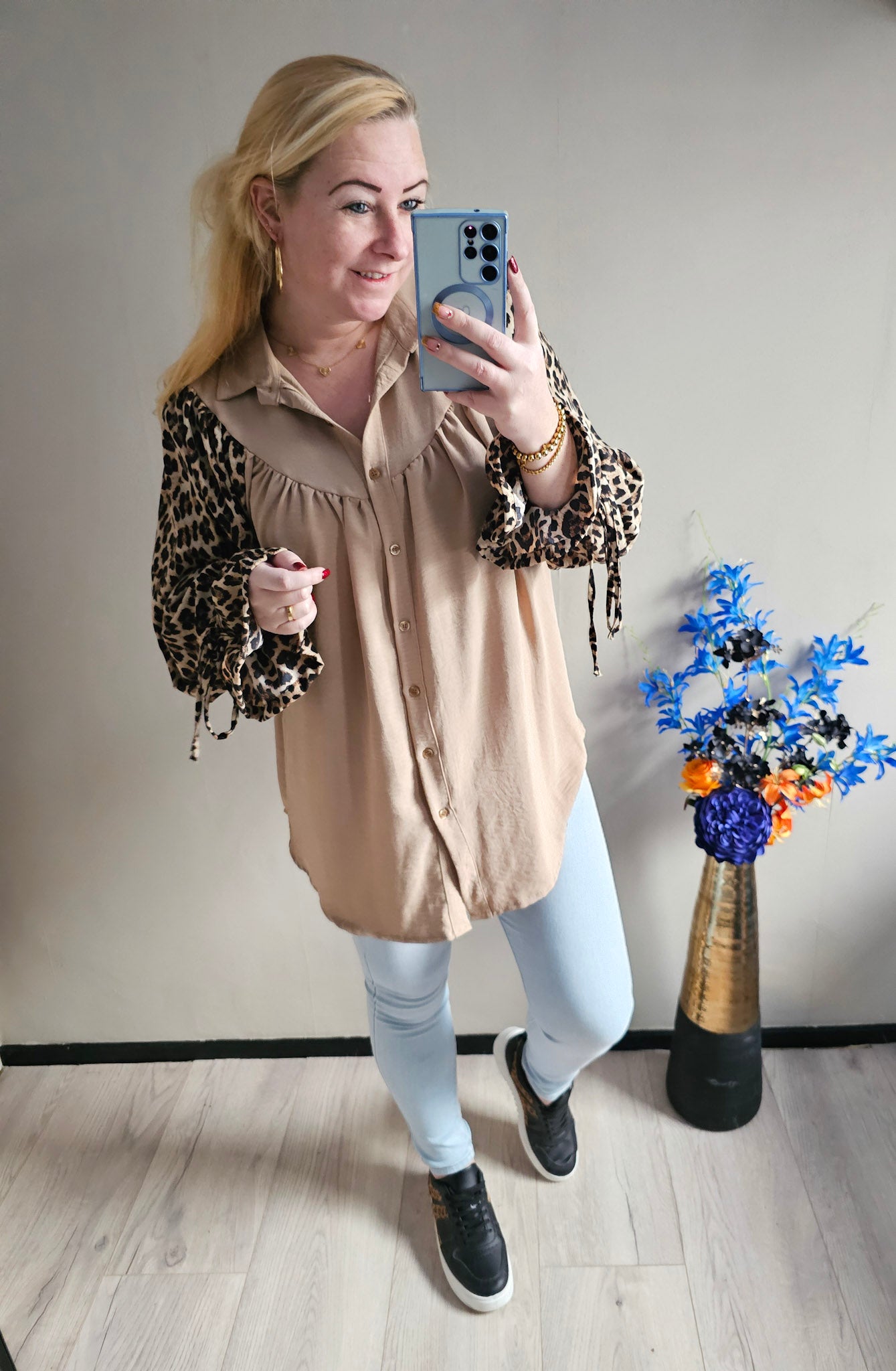 LEOPARD BLOUSE | BRUIN