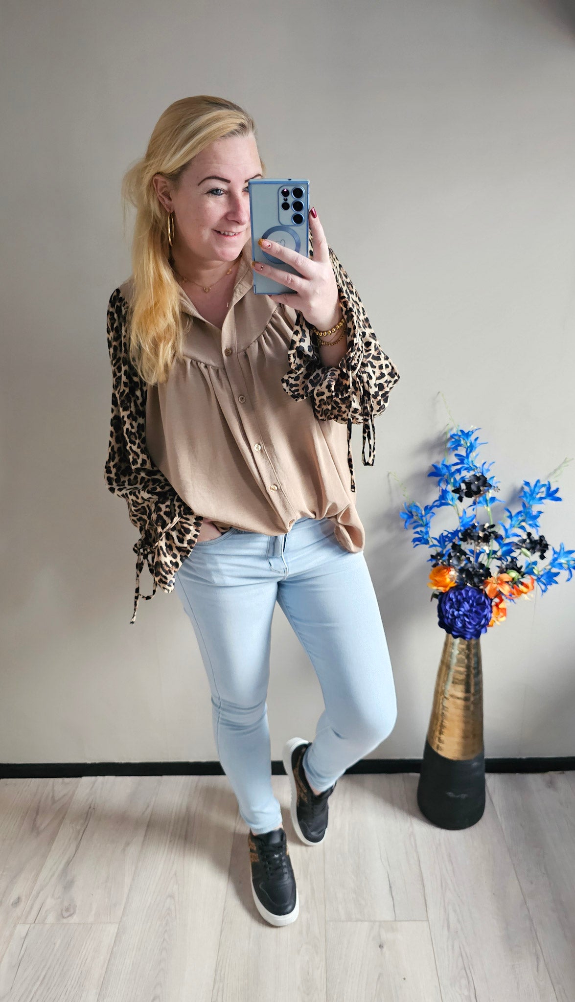 LEOPARD BLOUSE | BRUIN