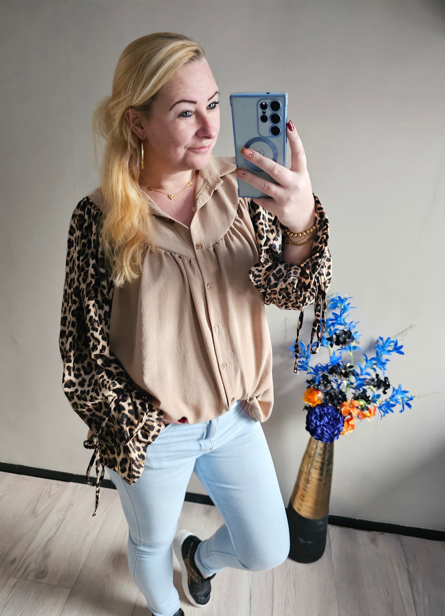 LEOPARD BLOUSE | BRUIN