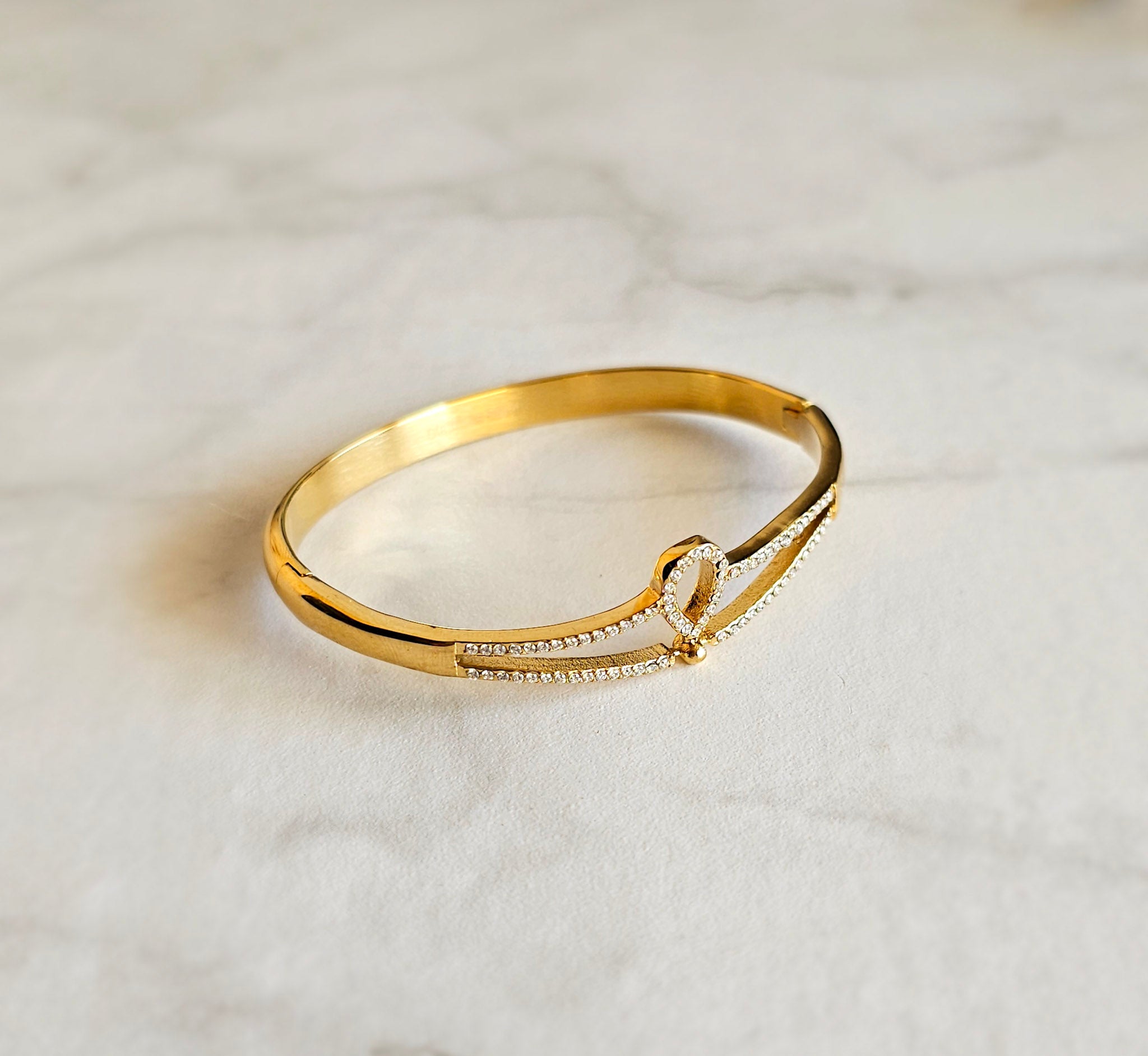 BANGLE BRACELET | GOUD