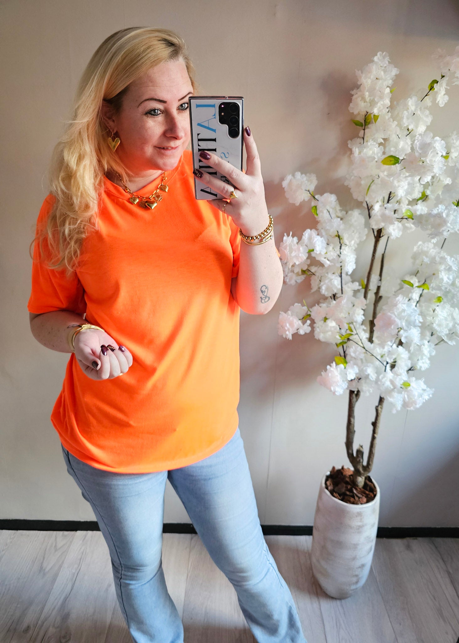 BASIC T-SHIRT | ORANJE