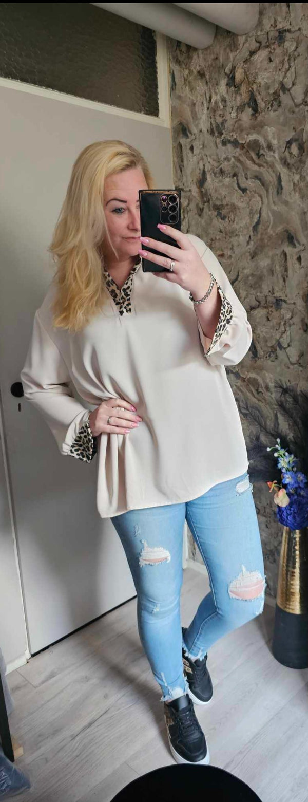 PANTER BLOUSE | BEIGE