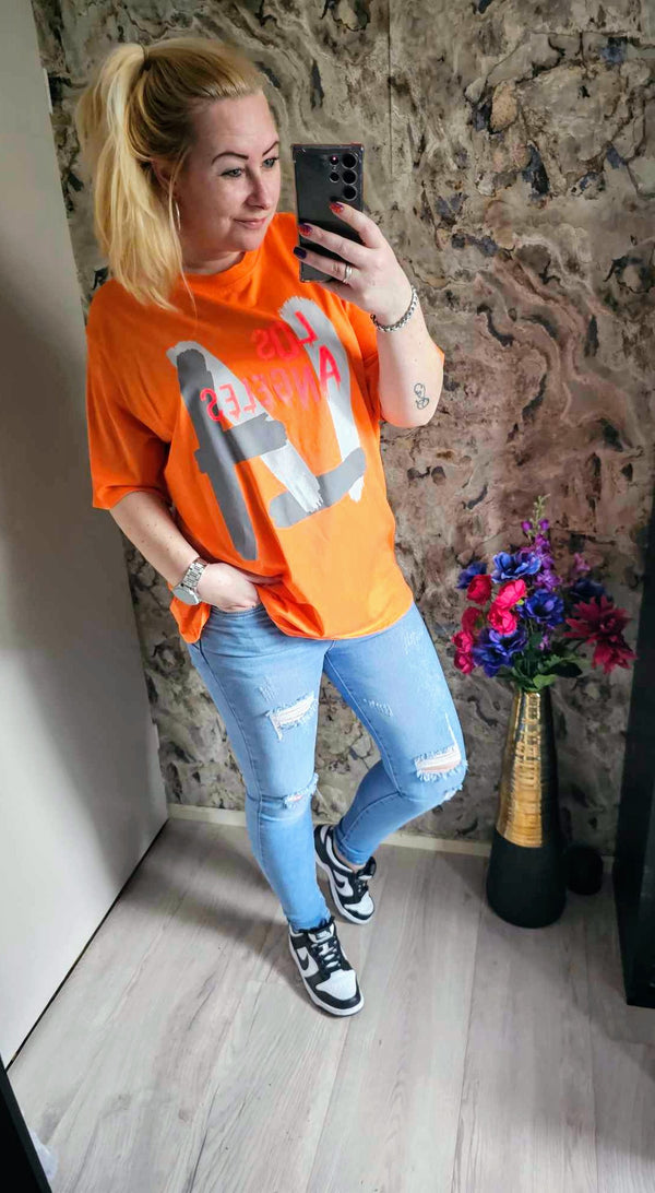 LA T-SHIRT | ORANJE