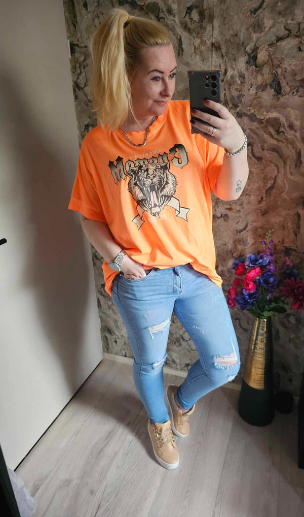 AMERICAN T-SHIRT | ORANJE