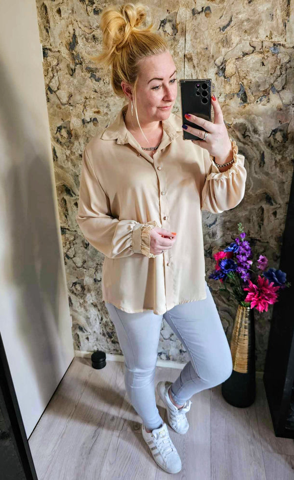 BLOUSE POFMOUW | BEIGE