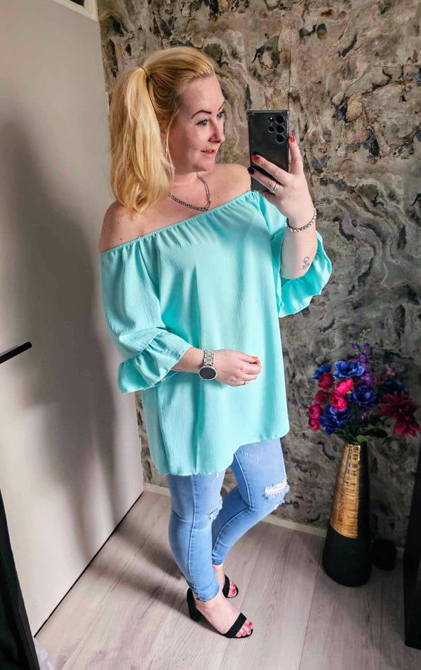 OFF SHOULDER TOP | MINT